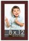 8x12 Solid Wood Picture Frame with UV-Resistant Acrylic & Acid-Free Backing, Available in 6 Finishes: Matte Black, Matte White, Metallic Bronze, Silver, Natural Wood Grain & Mahogany
